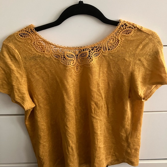 Sezane Mina top in yellow - reversible front/back! - Picture 5 of 6